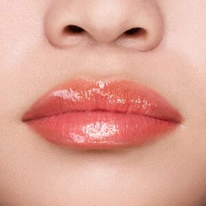 Shiseido Shimmer GelGloss, Daidai Orange 06 - High-Shine Lip Gloss for Mirror-Like Crystalline Finish - 12-Hour Hydration - Weightless & Non-Sticky