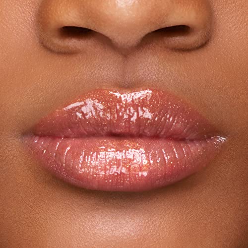 Shiseido Shimmer GelGloss, Daidai Orange 06 - High-Shine Lip Gloss for Mirror-Like Crystalline Finish - 12-Hour Hydration - Weightless & Non-Sticky