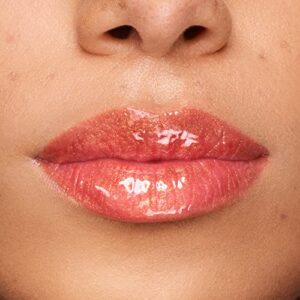 Shiseido Shimmer GelGloss, Daidai Orange 06 - High-Shine Lip Gloss for Mirror-Like Crystalline Finish - 12-Hour Hydration - Weightless & Non-Sticky