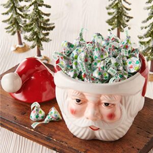 HERSHEY'S KISSES Sugar Cookie Flavor White Creme with Cookie Pieces Candy, Christmas, 9 oz Bag