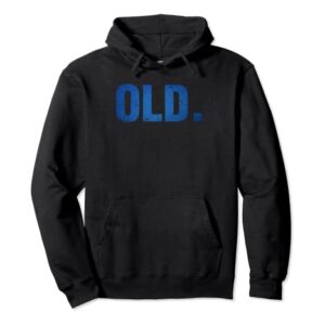 Old Funny Navy Blend Pullover Hoodie