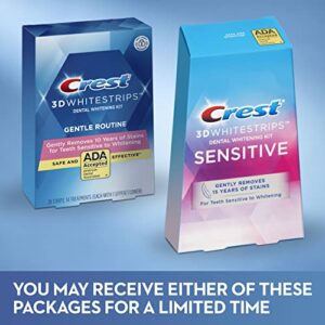 Crest 3D Whitestrips for Sensitive Teeth, Teeth Whitening Strip Kit, 28 Strips (14 Count Pack)