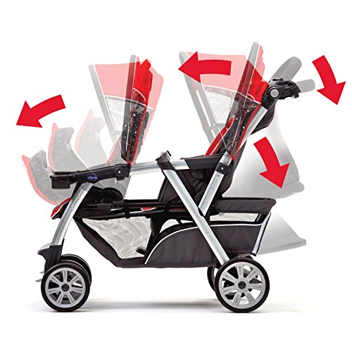 Chicco Cortina Together Double Stroller, Ombra