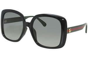 sunglasses gucci gg 0714 sa- 001 black/grey green