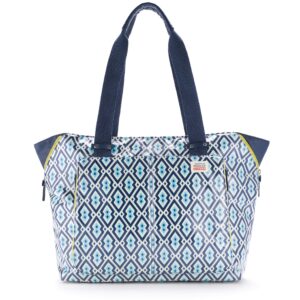 skip hop jonathan adler light and luxe diaper tote, syrie (discontinued by manufacturer)