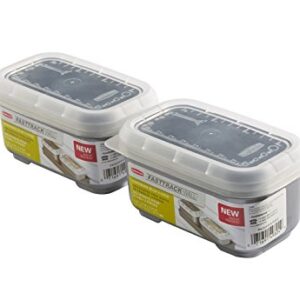 Rubbermaid FastTrack Garage Wall Bench Blox Bins, for use with FastTrack Wall Panel System (2-Pack) (1960416)