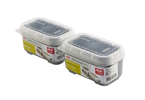 Rubbermaid FastTrack Garage Wall Bench Blox Bins, for use with FastTrack Wall Panel System (2-Pack) (1960416)