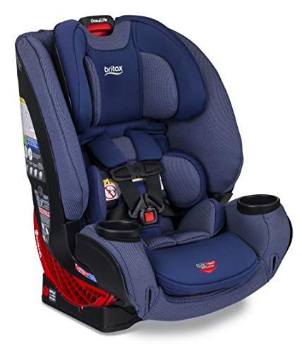 Britax One4Life ClickTight All-in-One Car Seat – 10 Years of Use – Infant, Convertible, Booster – 5 to 120 Pounds - SafeWash Fabric, Cadet