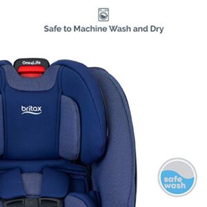 Britax One4Life ClickTight All-in-One Car Seat – 10 Years of Use – Infant, Convertible, Booster – 5 to 120 Pounds - SafeWash Fabric, Cadet