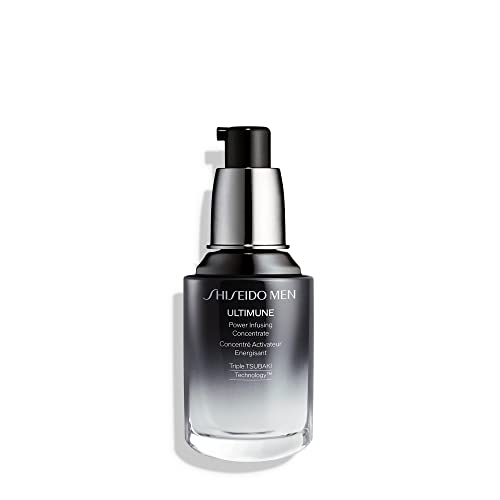 Shiseido Men Ultimune Power Infusing Concentrate - 30 mL - Strengthens Skin & Helps with Damage Recovery - 32-Hour Hydration