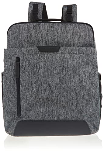 Skip Hop Diaper Bag Backpack: Baxter featuring Large Capacity, Ergonomic Design, with Changing Pad & Stroller Attachment, Textured Grey