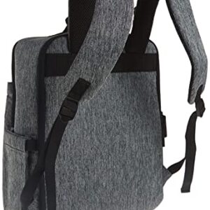 Skip Hop Diaper Bag Backpack: Baxter featuring Large Capacity, Ergonomic Design, with Changing Pad & Stroller Attachment, Textured Grey