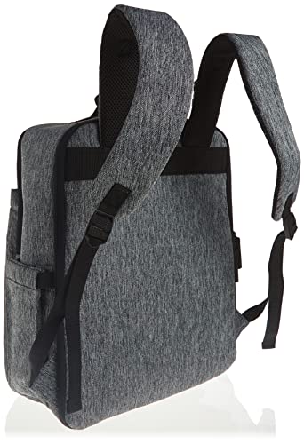 Skip Hop Diaper Bag Backpack: Baxter featuring Large Capacity, Ergonomic Design, with Changing Pad & Stroller Attachment, Textured Grey