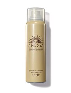 shiseido anessa perfect uv sunscreen skincare spray spf50+ pa++++ (2020 version)