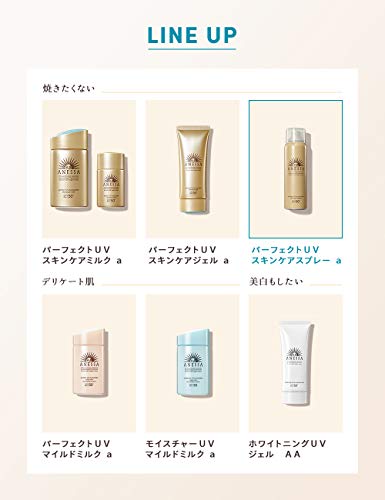 SHISEIDO ANESSA Perfect UV Sunscreen Skincare Spray SPF50+ PA++++ (2020 Version)