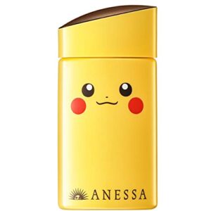 anessa perfect uv skin care milk pokemon limited package, (pikachu) sunscreen, 2.03 fl oz
