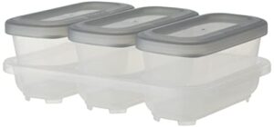 skip hop baby food storage, easy-store 6oz. containers, 3pack