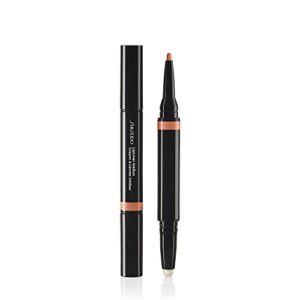shiseido lipliner inkduo (prime + line), bare 01 – primes & shades lips for long-lasting, 8-hour wear – minimizes the look of fine lines & unevenness – non-drying formula