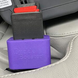 seat belt buckle booster™ (bpa free) – raises your seat belt for easy access – stop fishing for buried seat belts – makes receptacle stand upright buckling (1)