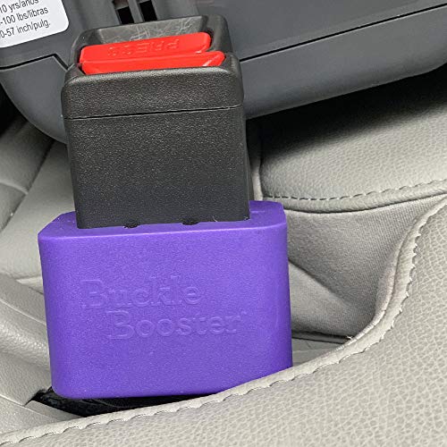 Seat Belt Buckle Booster™ (BPA Free) - Raises Your Seat Belt for Easy Access - Stop Fishing for Buried Seat Belts - Makes Receptacle Stand Upright Buckling (1)