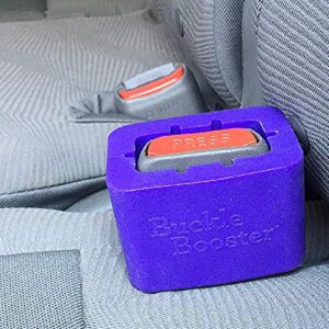 Seat Belt Buckle Booster™ (BPA Free) - Raises Your Seat Belt for Easy Access - Stop Fishing for Buried Seat Belts - Makes Receptacle Stand Upright Buckling (1)