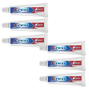 crest cavity protection regular toothpaste, travel size .85 oz. (24g) – pack of 6