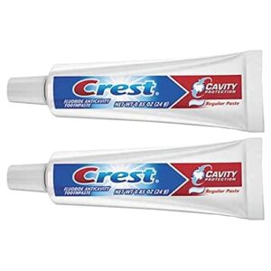 Crest Cavity Protection Regular Toothpaste, Travel Size .85 oz. (24g) - Pack of 6