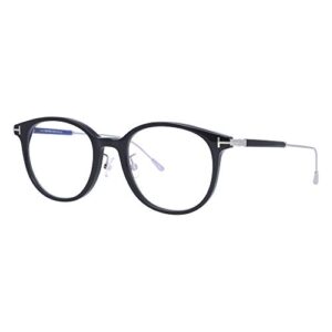 Tom Ford - FT5644-D-B Shiny Black Round Men Eyeglasses - 52mm