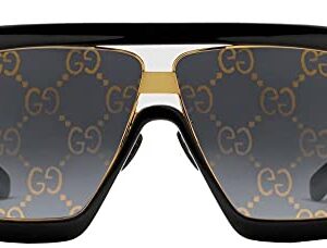 Gucci GG0900S col. 001 Sunglasses Black w/Grey Mirror 60mm