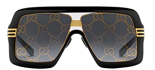 Gucci GG0900S col. 001 Sunglasses Black w/Grey Mirror 60mm