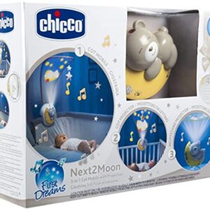 Chicco Next2Moon Projector Neutral cot, Beige