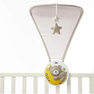 Chicco Next2Moon Projector Neutral cot, Beige