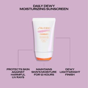 Shiseido Urban Environment Fresh-Moisture Sunscreen SPF 42 - 50 mL - Protects Against UVA/UVB Rays & Pollution - 12-Hour Hydration - Water Resistant for 40 Minutes - Non-Comedogenic