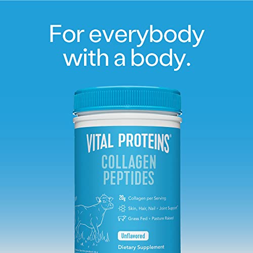 Vital Proteins Collagen Peptides Powder Unflavored 19.3 OZ Creamer Vanilla