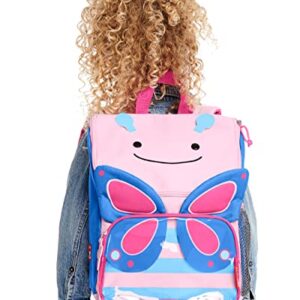 Skip Hop Big Kid Backpack, Zoo Kindergarten Ages 3-4, Butterfly