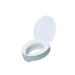 drive devilbiss healthcare 523600400 inch raised toilet seat lid white drive 6, 6 inch