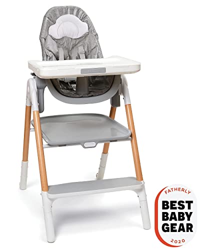 Skip Hop 2 in 1 High Chair, Convertible Sit-to-Step