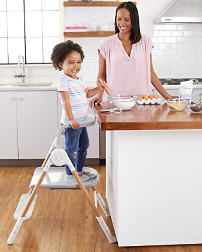 Skip Hop 2 in 1 High Chair, Convertible Sit-to-Step