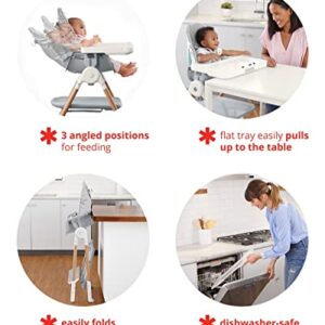 Skip Hop 2 in 1 High Chair, Convertible Sit-to-Step