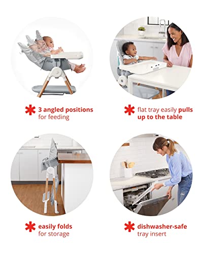 Skip Hop 2 in 1 High Chair, Convertible Sit-to-Step