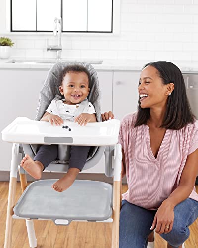 Skip Hop 2 in 1 High Chair, Convertible Sit-to-Step