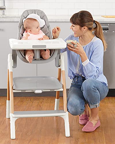 Skip Hop 2 in 1 High Chair, Convertible Sit-to-Step