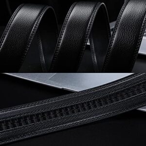 Civantiya Ratchet Belt for Men - Mens Belt Leather Designer 1 3/8" for Casual Jeans