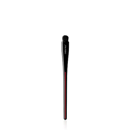 Shiseido HANEN FUDE Eye Shading Brush - Semi-Circular Eyeshadow Brush for Powder, Cream & Gel Formulas - High-Performance, Synthetic Bristles - Made in Japan