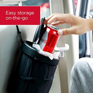 Rubbermaid Automotive Pop Up Trash Can with Flip Top Lid: Hanging Car Garbage Bin/Waste Basket Organizer Caddy