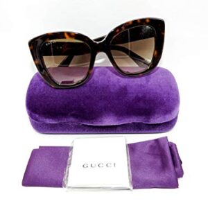 Gucci GG0327S - 002 Sunglasses Tortoise w/Brown Lens 52mm