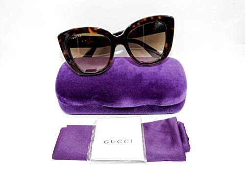 Gucci GG0327S - 002 Sunglasses Tortoise w/Brown Lens 52mm