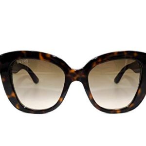 Gucci GG0327S - 002 Sunglasses Tortoise w/Brown Lens 52mm