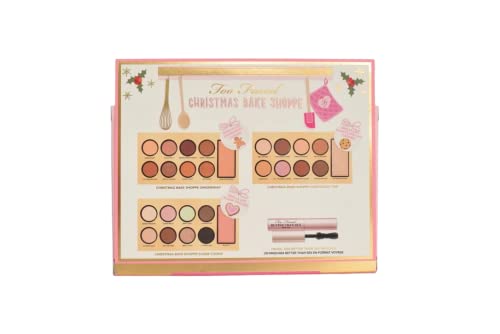 Too Faced Too Faced Christmas Bake Shoppe Makeup Set - Eye & Face Makeup Palettes in Ginger Snap, Chocolate Chip, Sugar Cookie, and Better than Sex Mascara