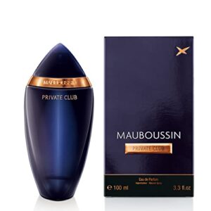 mauboussin – private club 100ml (3.3 fl oz) – eau de parfum for men – woody & oriental scents